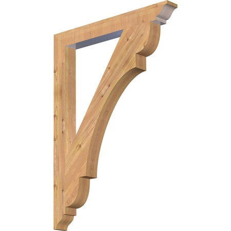Ekena Millwork Olympic Traditional Smooth Bracket, Western Red Cedar, 3 1/2"W x 32"D x 44"H BKT04X32X44OLY01SWR